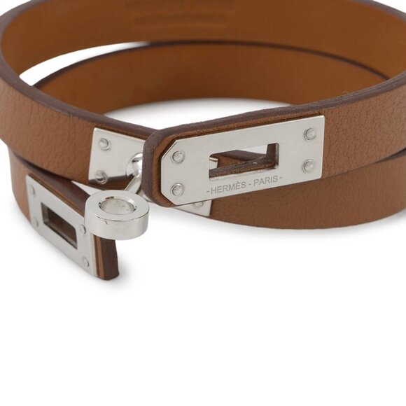 HERMES Kelly de Bourtour Size T3 Swift Leather Gold - Picture 4 of 11